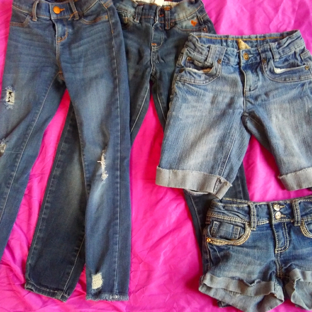 Bundle of Size 7 girls jeans